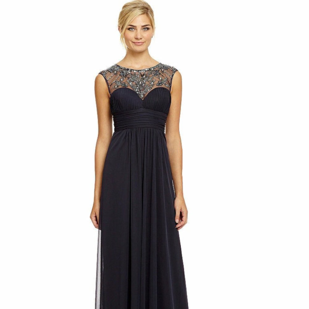 XSCAPE embellished formal gown